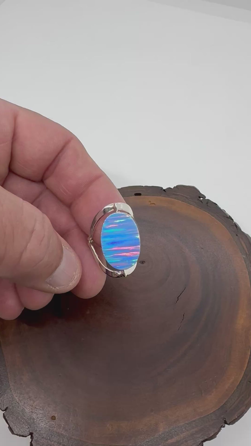 Fire Opal Ring (reversible)