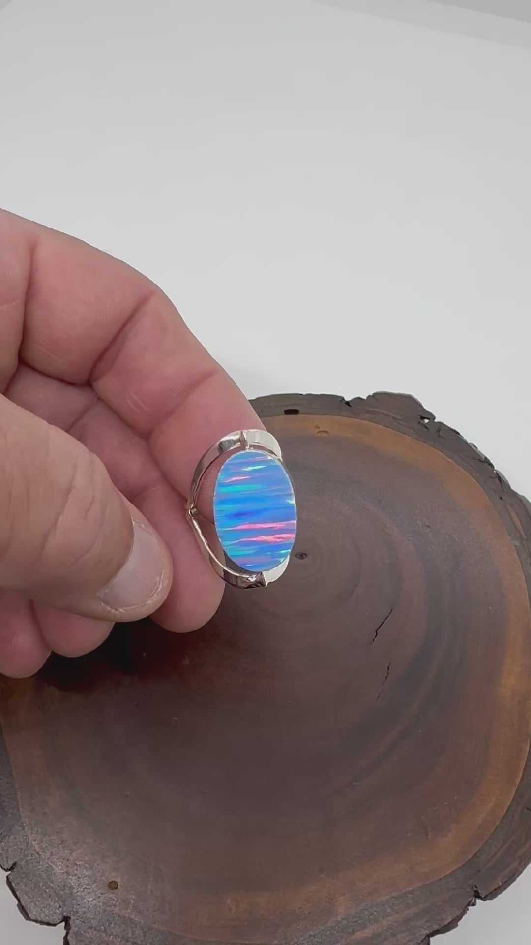 Fire Opal Ring (reversible)